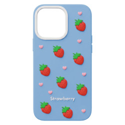 Mocco Strawberry Back Case for Apple iPhone 12 / 12 Pro
