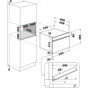 Whirlpool WMD54MX Black, Stainless steel Grill microwave Built-in 31 L 1000 W