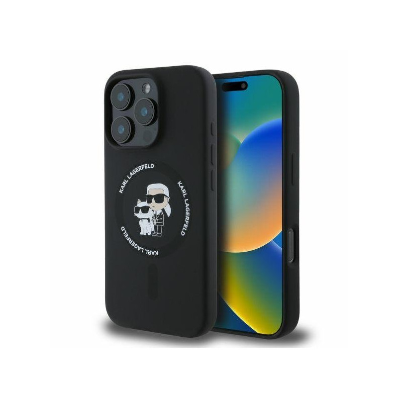 Karl Lagerfeld KLHMP16LSCMKCRHK Rear Cover for Apple iPhone 16 Pro