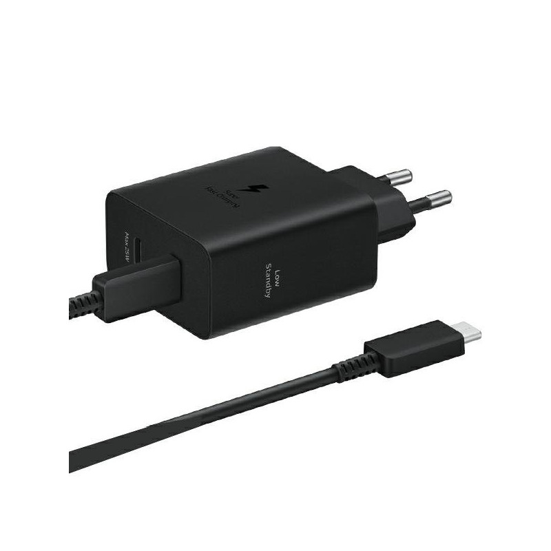 Samsung EP-T5020XBEGEU Travel Charger 50W USB-C Cable 1.8m