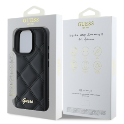 Guess GUHCP16LPSQSQSK Back Case for Apple iPhone 16 Pro