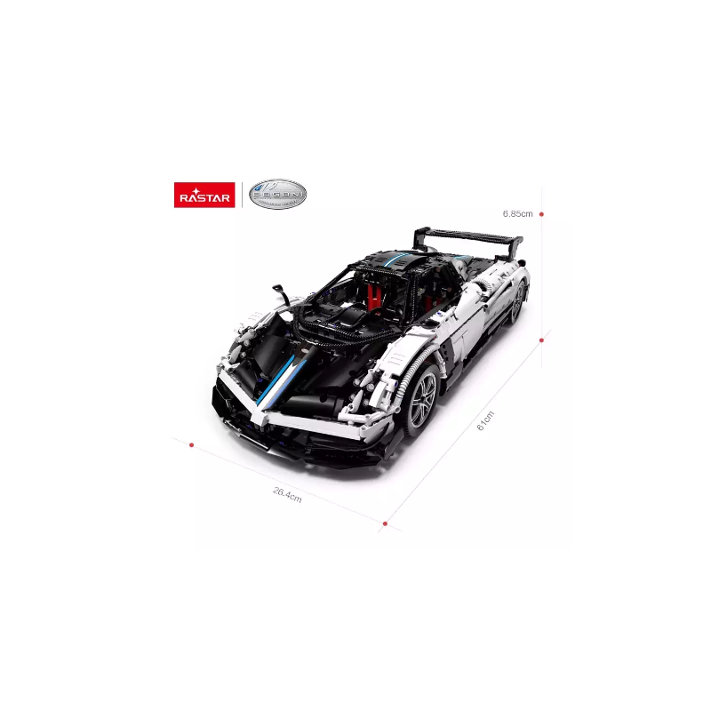 Rastar Pagani Huayra Toy Car Constructor 2934pcs 1:8