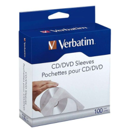 Verbatim CD/DVD paper Cover 100pcs