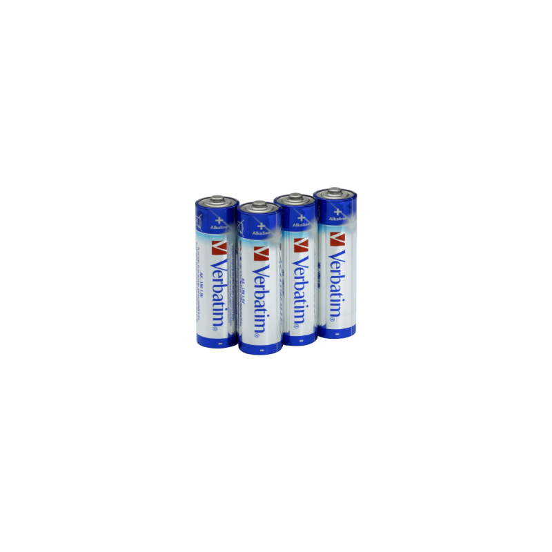 Verbatim Alkaline AA Batteries 4pcs