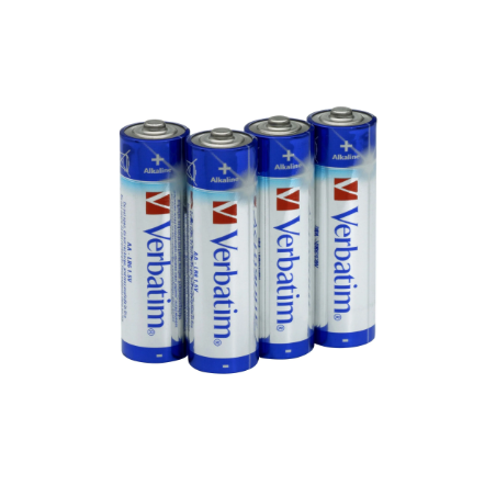 Verbatim Alkaline AA Batteries 4pcs