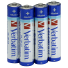 Verbatim Alkaline AAA Batteries 4pcs
