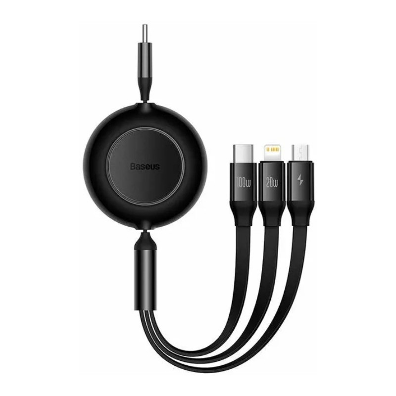 Baseus Bright Mirror 2 3in1 USB-C / MicroUSB / Lightning / USB-C Cable 1.1m