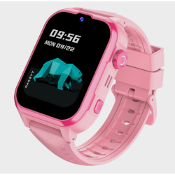 Garett Smartwatch Kids Hero Pro 4G Face Unlock / GPS / GEO location / WhatsApp / Rotary button / "Kids Size" strap Pink