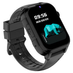 Garett Smartwatch Kids Hero Pro 4G Face Unlock / GPS / GEO location / WhatsApp / Rotary button / "Kids Size" strap Black