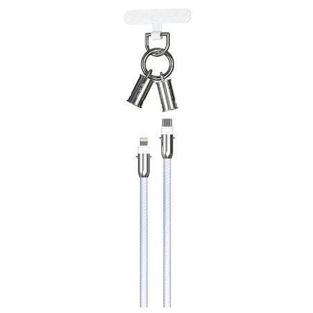 Devia 2in1 Lanyard 27W USB-C - Lightning Cable 1.2m