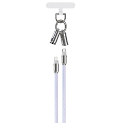 Devia 2in1 Lanyard 27W USB-C - Lightning Cable 1.2m