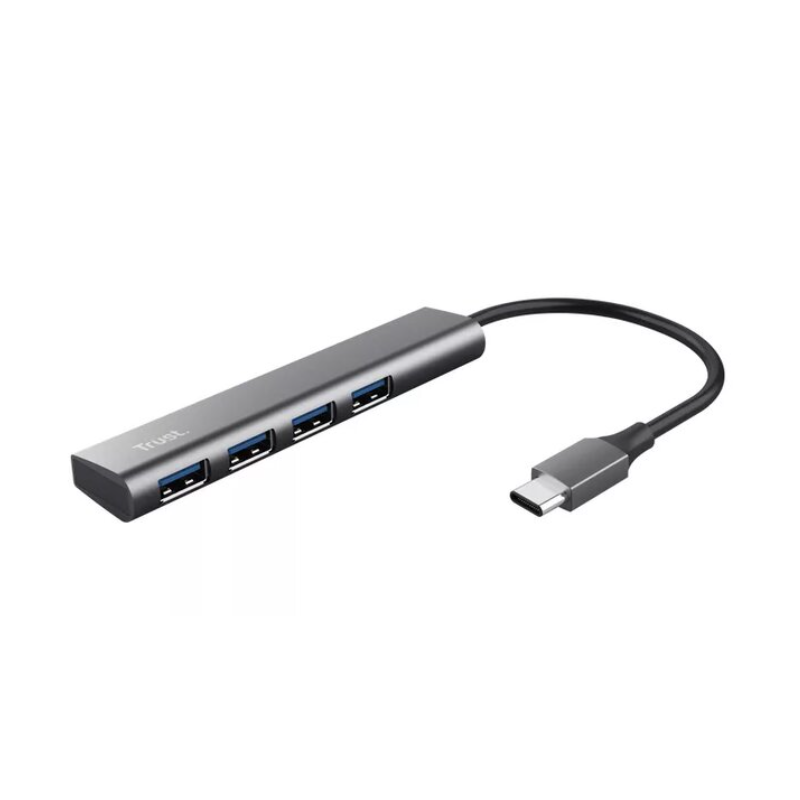 Trust Halyx USB 3.2 Gen 1 (3.1 Gen 1) USB Hub Type-A 5 Mbit/s