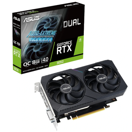 Asus Dual GeForce RTX 3050 Graphics Card 8GB GDDR6