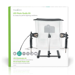 Nedis SKT010WT-LED Photo Studio Set 40 x 40 cm / 6500K