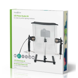 Nedis SKT010WT-LED Photo Studio Set 40 x 40 cm / 6500K