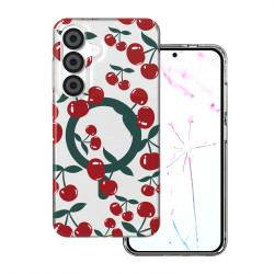 Mocco Cherry Mag Back Case for Samsung Galaxy S24 / S25