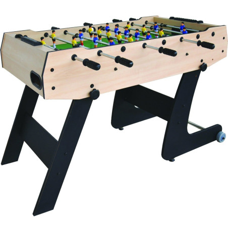 RoGer Wood Football Table Folding 121x61x81 cm