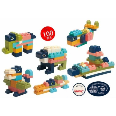 RoGer Soft Blocks Set 100pcs