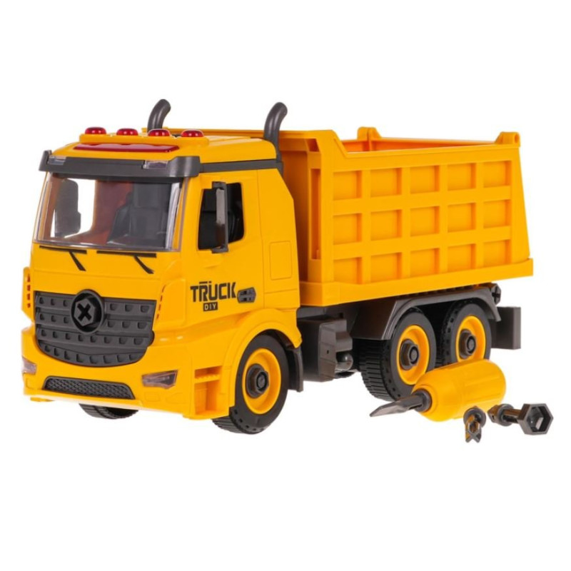 RoGer Twisting Dump Truck with Sound Function + Accessories