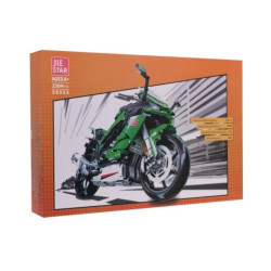 Jie Star Kawasaki Ninja 1000SX Sports Motorcycle Building Blocks Set 2304pcs.