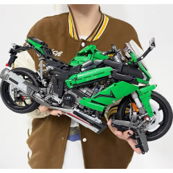 Jie Star Kawasaki Ninja 1000SX Sports Motorcycle Building Blocks Set 2304pcs.
