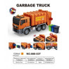 RoGer Orange Garbage Truck with Sound Function + Accessories