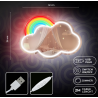 Forever Light FMNE05 Neon LED Mirror Decor