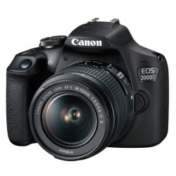 Canon EOS 2000D BK 18-55 IS II EU26 SLR Camera Kit
