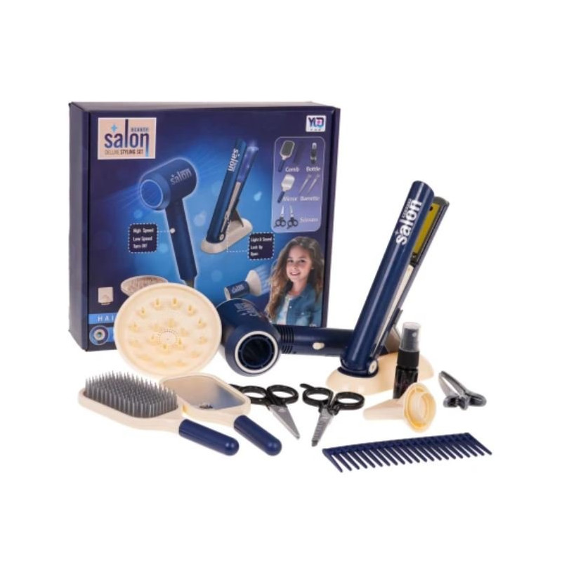 RoGer Mega Set for a Little Hairdresser + Accessories Blue