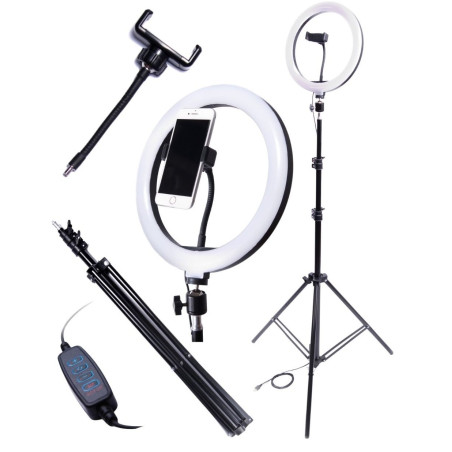 RoGer RING LED Ring Lamp with Tripod