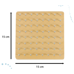 RoGer Developing game Geoboard with rubber bands