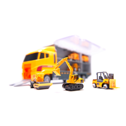 RoGer Toy Truck and Construction Equipment Set