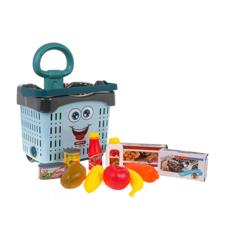 RoGer Children's Shopping Basket + Accessories