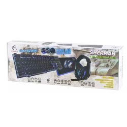 Rebeltec SHERMAN Keyboard / Mouse / Headphone / set