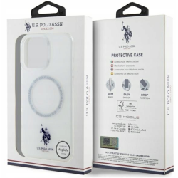US Polo IML Ring MagSafe Back Case for Apple iPhone 16 Pro