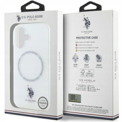 US Polo IML Ring MagSafe Back Case for Apple iPhone 16
