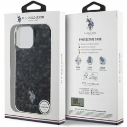 US Polo IML Ring MagSafe Back Case for Apple iPhone 16 Pro Max