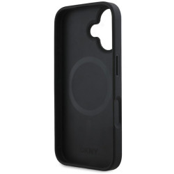 DKNY Plain Silver Logo MagSafe Back Case for Apple iPhone 16
