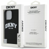 DKNY Silicone White Printed Logo MagSafe Back Case for iPhone 16 Pro Max