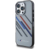 BMW Motorsport IML Random Stripes Back Case for Apple iPhone 16 Pro