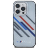 BMW Motorsport IML Random Stripes Back Case for Apple iPhone 16 Pro