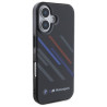 BMW Motorsport IML Random Stripes Back Case for Apple iPhone 16 Plus