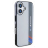 BMW Motorsport IML Vertical Stripe Back Case for Apple iPhone 16