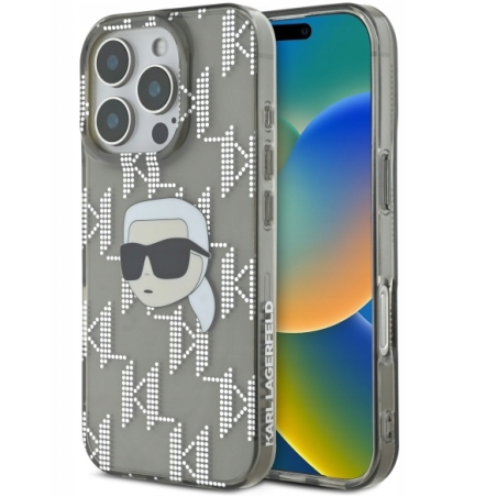 Karl Lagerfeld IML Karl Head Electroplated Back Case for Apple iPhone 16