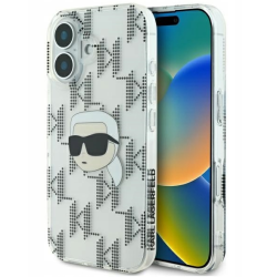 Karl Lagerfeld IML Karl Head Electroplated Back Case for Apple iPhone 16