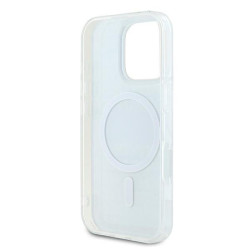 DKNY Repeat Texture Pattern With Stripe Back Case for Apple iPhone 16 Pro