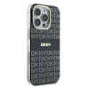 DKNY Repeat Texture Pattern With Stripe Back Case for Apple iPhone 16 Pro Max