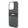 DKNY Repeat Texture Pattern With Stripe Back Case for Apple iPhone 16 Pro Max