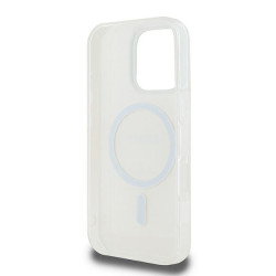 DKNY Repeat Texture Pattern With Stripe Back Case for Apple iPhone 16 Pro Max