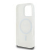 DKNY Repeat Texture Pattern With Stripe Back Case for Apple iPhone 16 Pro Max